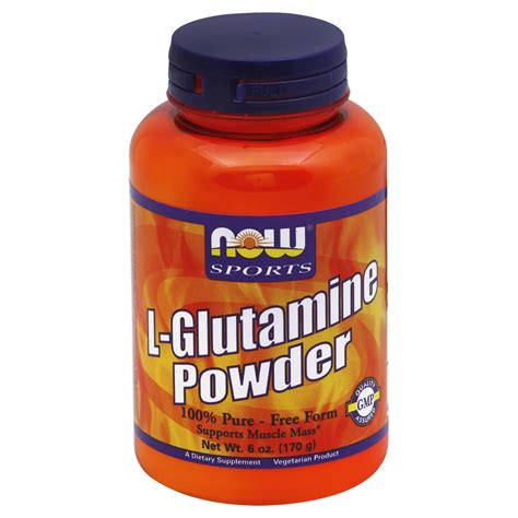 Now Sports L Glutamine Powder Shop Diet And Fitness At H E B