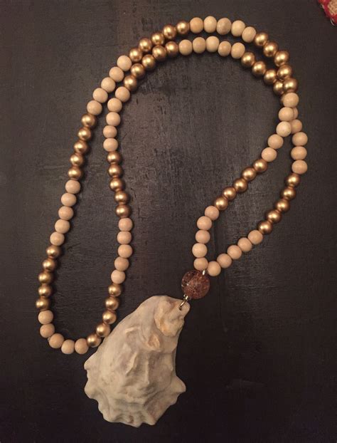 Natural Beaded And Neutral Oyster Shell Necklace By Carolina Pearlz On