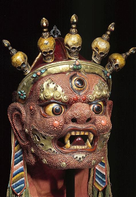 Mask Of Begtse Mongolia 19th20th Century 882x1280 Masks Art