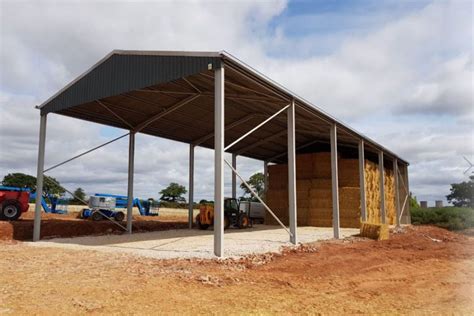 Straw Shed And Livestock Sheds In Blithbury Graham Heath Construction