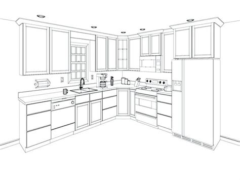 Here are some corner cabinet ideas to consider as you design your kitchen. Kitchen Cabinet Drawing at GetDrawings | Free download