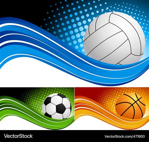 Sports Background Royalty Free Vector Image Vectorstock