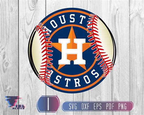 Houston Astros Svg Layered Houston Astros Logo Svg Mbl Etsy