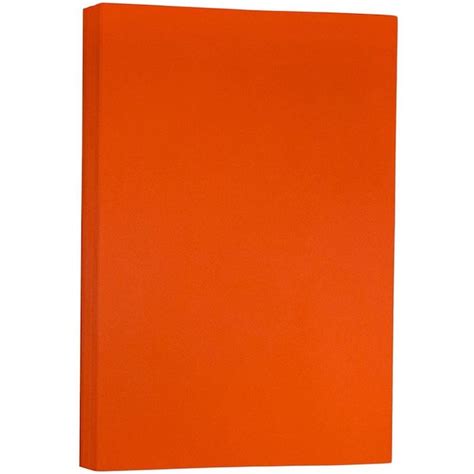 Jam Paper Jam Paper Matte Tabloid Paper 11 In X 17 In Orange 100