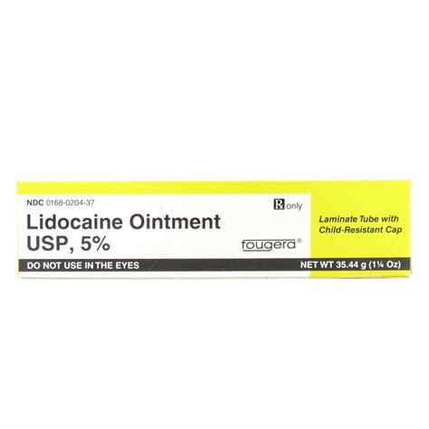 Lidocaine 5 Topical Ointment 35gramtube Mcguff Medical Products