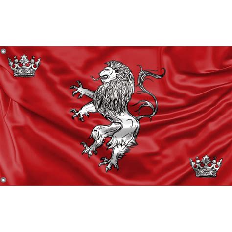 Heraldic Lion Flag Unique Design Print Hiqh Quality Etsy