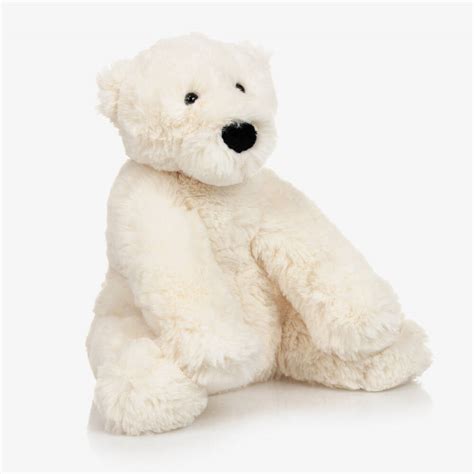 Jellycat Ivory Perry Polar Bear Soft Toy 25cm Childrensalon