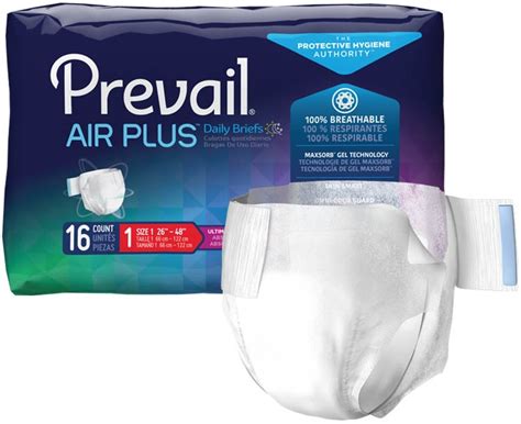 Prevail Air Plus Briefs Premium Adult Diapers Prevail Incontinence
