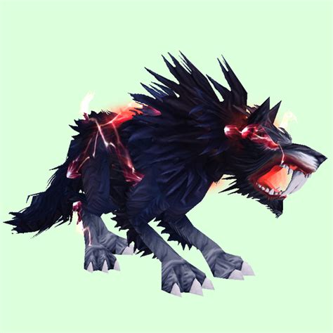 Stormy Red Black Saber Worg Pet Look Petopia Hunter Pets In The