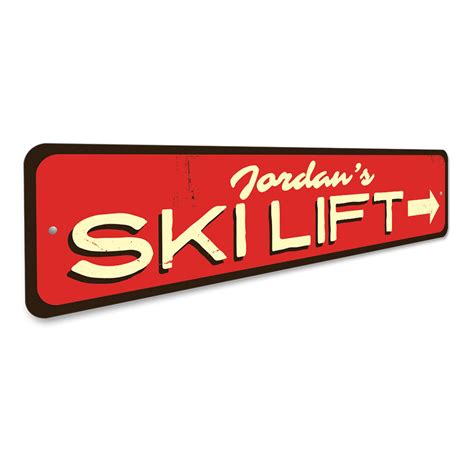 Ski Lift Sign Lizton Sign Shop