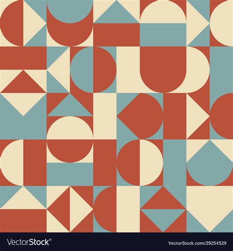 Modern Abstract Geometric Seamless Pattern Vector Image