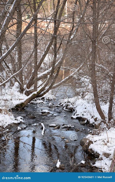 West Virginia Winter Stock Image Image Of West Creek 92543601