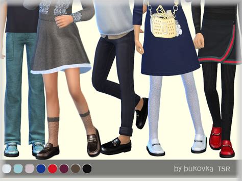 The Sims Resource Varnished Loafers Child