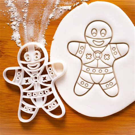set of 2 bdsm gingerbread man cookie cutters dominant and submissive bakerlogy
