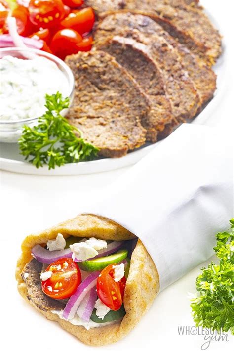 Easy Gyro Meat Recipe How To Make Gyros Wholesome Yum