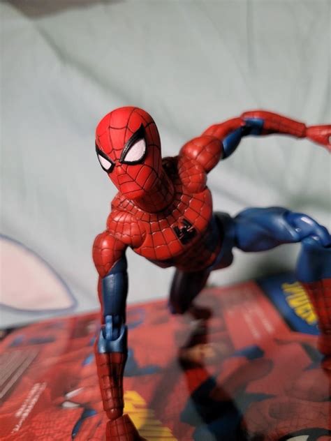 Custom Ps4 Game Head For Spider Man Mafex No 075 Hobbies And Toys Toys