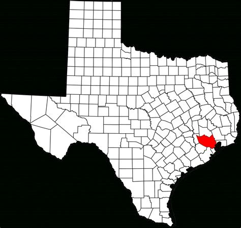 Harris County Texas Map Printable Maps