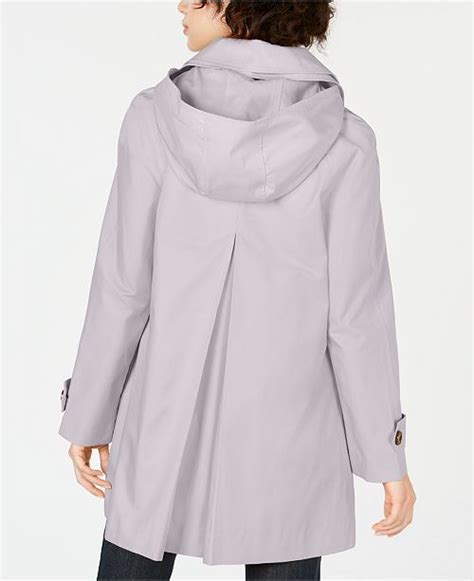 London Fog Petite Hooded Raincoat Hooded Raincoat Raincoat Coats