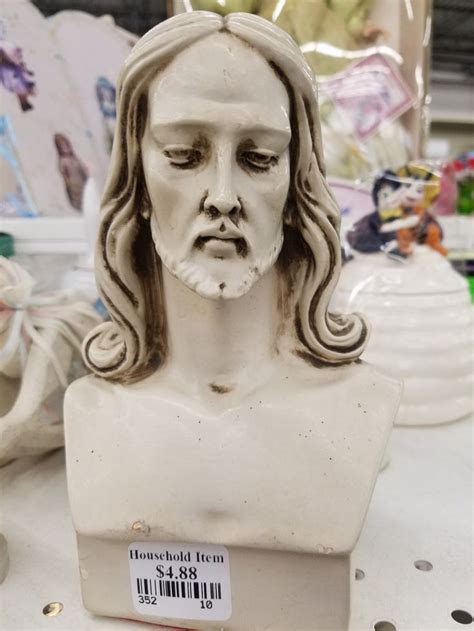 Pin By Hammondeggz 1 On Thrift Store Jesus Greek Statue Finding