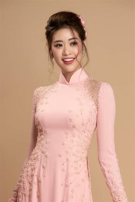 top 6 áo dài cưới màu hồng mới nhất năm 2023 chuyên trang chia sẻ kiến thức thời trang mới nhất