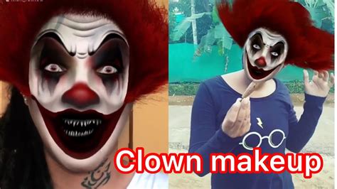 Top Clown Makeup Effect On Tiktok Clownmakeup Youtube