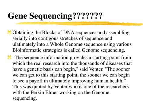 Ppt Genome Sequencing And Objectives Powerpoint Presentation Free