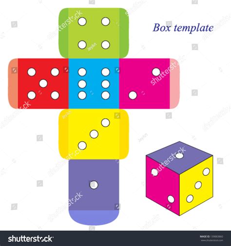 Printable Color Dice Game Piece By The Test Lab Tpt Free Color Dice