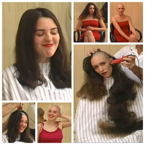Shoulder Length To Scalp Length Forced Haircut Shaved Hair Women Long Hair Cuts