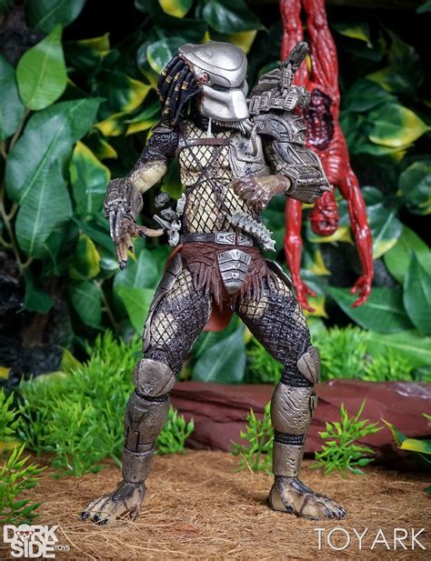 Th Anniversary Predator Jungle Hunter Unmasked Statue Model Action Figures Toy Tv Movie