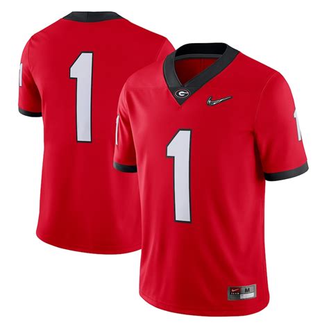 Nike Georgia Bulldogs Red 2017 College Football Playoff Game Jersey