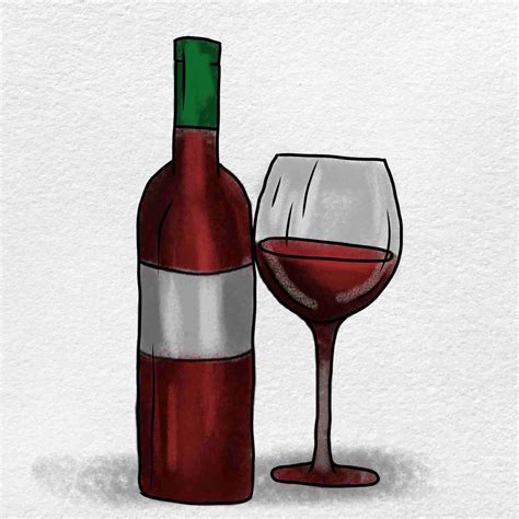 How To Draw A Wine Glass Helloartsy
