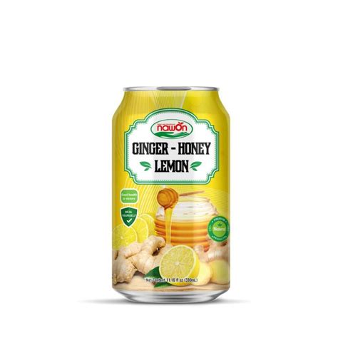 Ginger Honey Lemon Juice Drink 330ml Packing 24 Can Carton