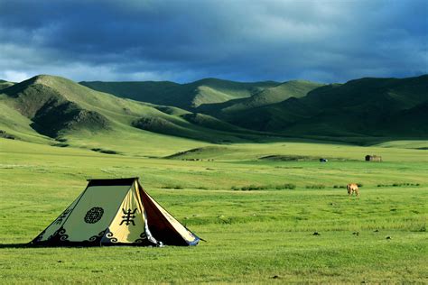 Mongolian Steppe Wallpaper