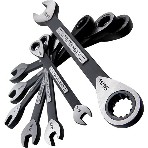Craftsman 7pc Universal Ratcheting Wrench Set Find Tools