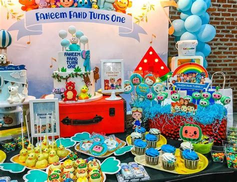 A child's 1st birthday cake design is something many parents agonize over before choosing the final cake that ends up in so many memorable photos. cocomelon birthday cake - Google Search | Kids themed ...