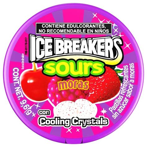 Pastillas Ice Breakers Moras 96grs Delsol