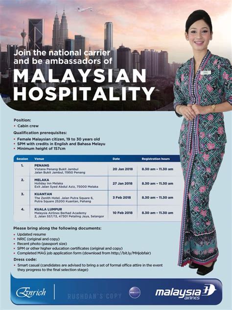 Air asia cabin crew poster. Fly Gosh: Malaysia Airlines Cabin Crew Recruitment - Walk ...