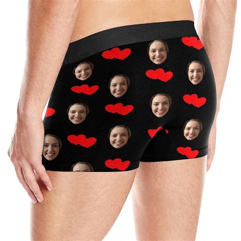 Custom Underwear For Men Personalized Face Boxers Briefs Photo Etsy
