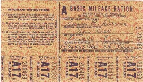 1942 Gas Ration Coupon700x400x8 San Diego Prep Sports History