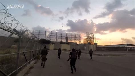 Hamas Video Shows Fighters Storming Israel Gaza Border Crossing Cnn