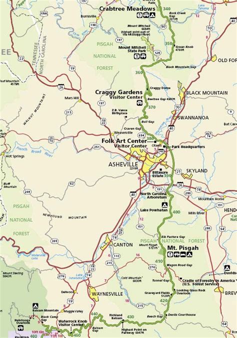 Map Of Asheville Nc And Surrounding Areas Maping Resources