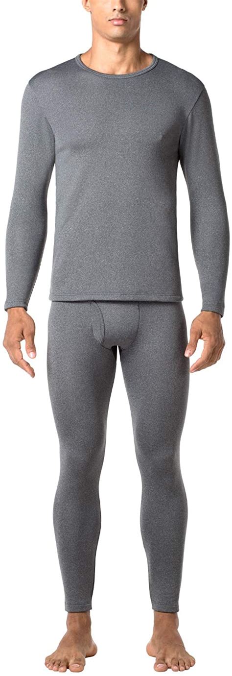 lapasa men s heavyweight thermal underwear long john set fleece lined base layer ebay