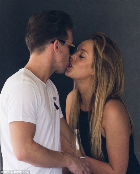 Geordie Shores Charlotte Crosby And Gaz Beadle Kiss While Cruising