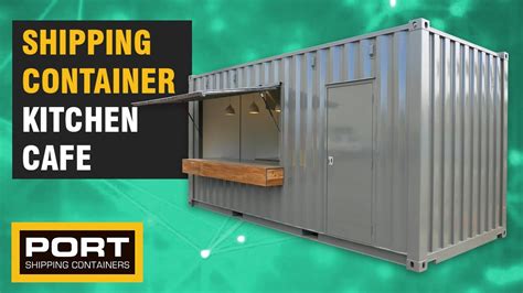 We Converted A Shipping Container Into A Portable Kitchen Port