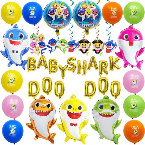 Baby Shark Doo Doo Party Decorations Ocean Theme Birthday Party