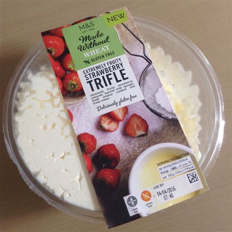Marks And Spencer Made Without Wheat Strawberry Trifle