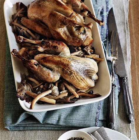 Pot Roasted Guinea Fowl With Chestnut Stuffing Gourmet Traveller