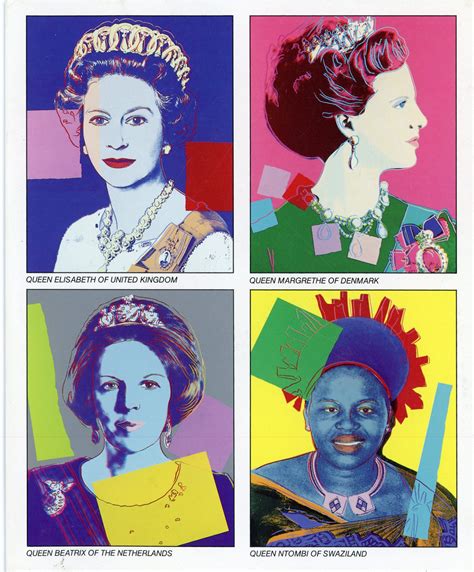 Gallery 98 Andy Warhol Reigning Queens 1985 Folded Card Castelli