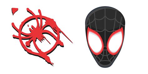 Spider Man Miles Morales Logo Cursor Custom Cursor Browser Extension