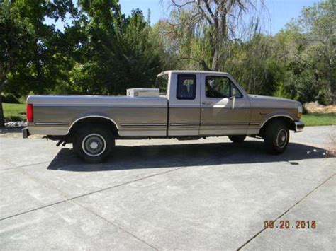 Great Hard Working 1992 Ford F250 Xlt Extended Cab Truck For Sale